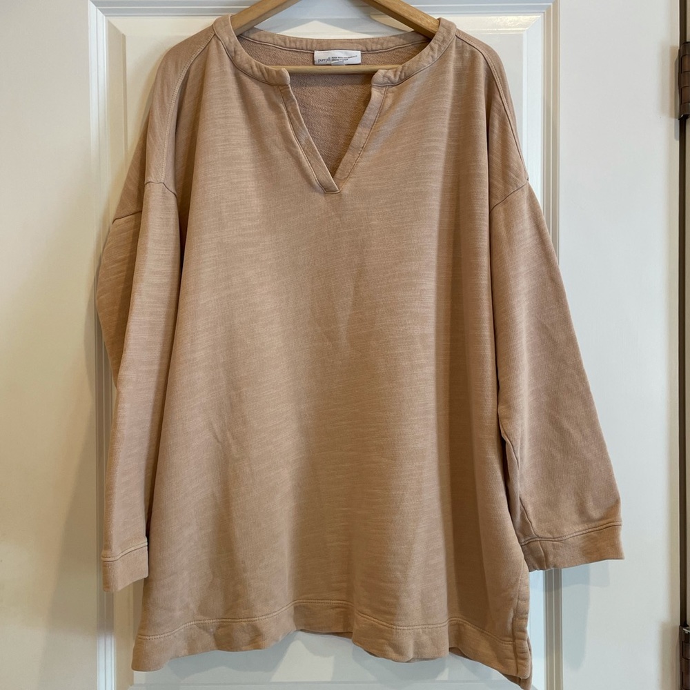 Pure Jill Organic Cotton Long Line Top